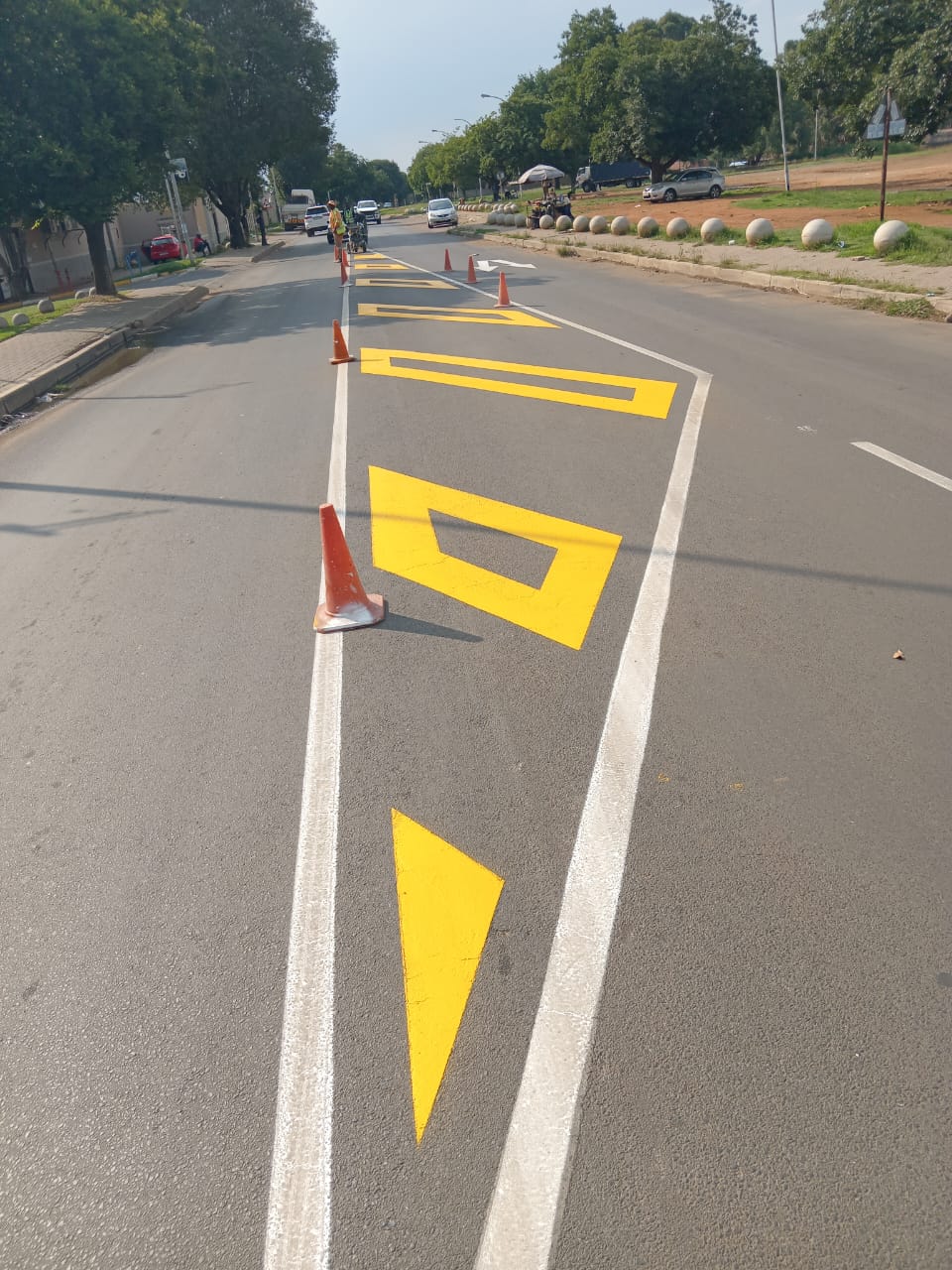 road marking Project
